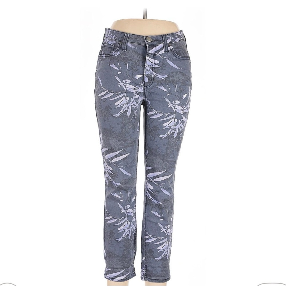 Free People Floral Skinny Jeans